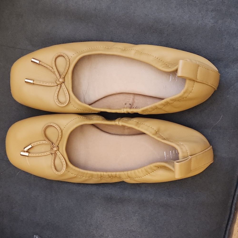 Leather flats from JJill 8.5